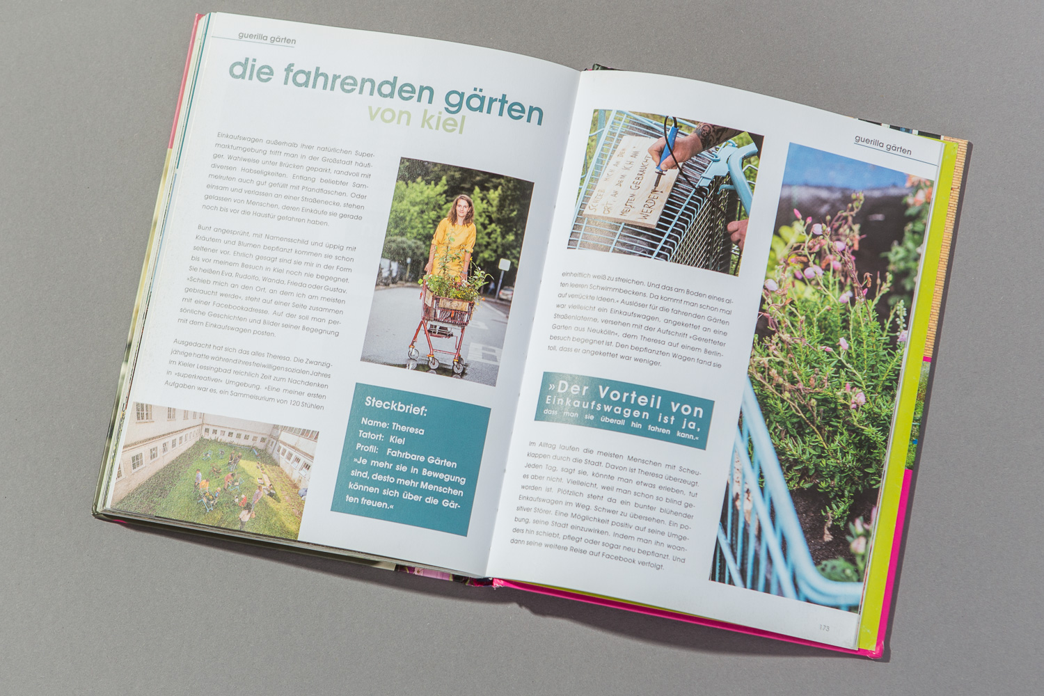 Konzept Gartenbuch urban gardening